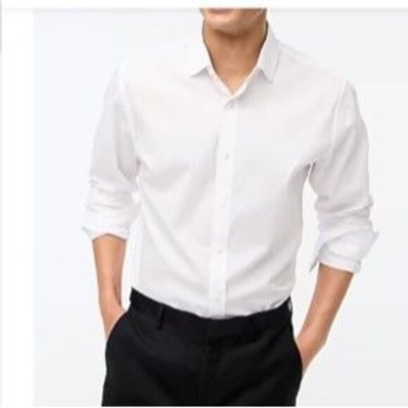 NWT J. Crew Factory Performance Slim Fit Button Down Dress Shirt Size XL - Picture 3 of 6